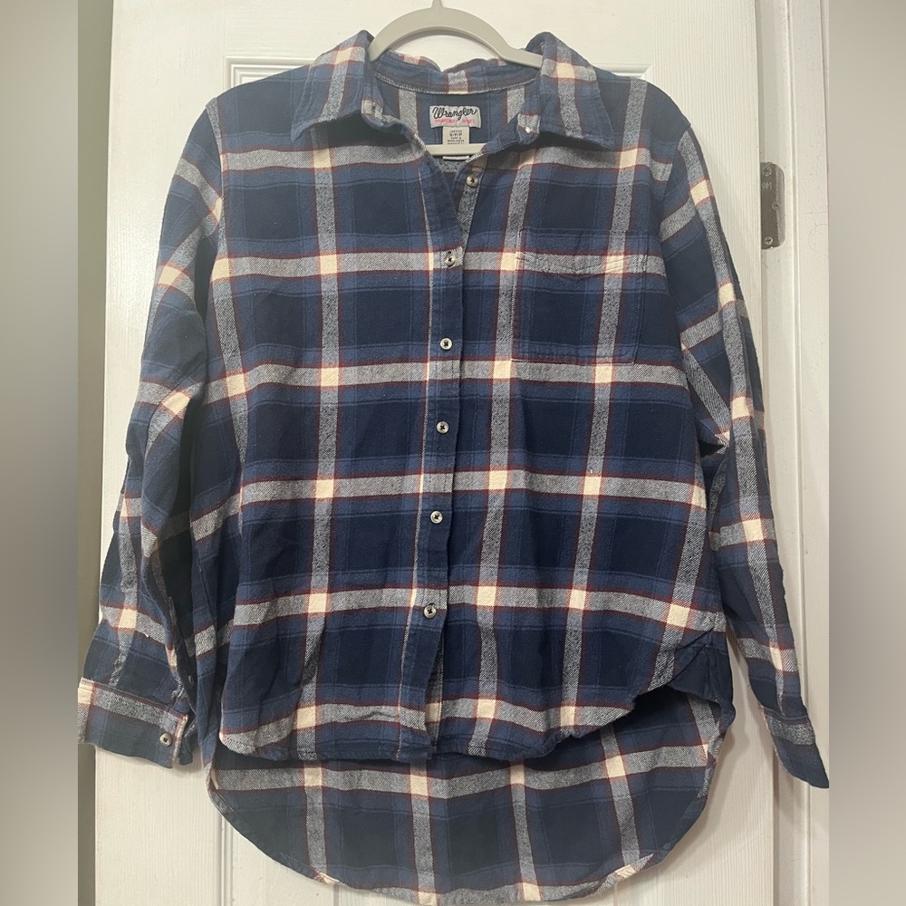 Wrangler Wrancher Flannel Button Down, Men’s Small